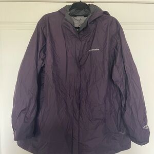 Columbia Black Insulated Hooded Jacket